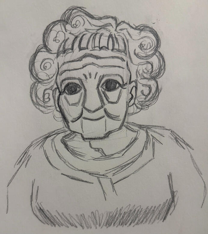 Lacey sketch