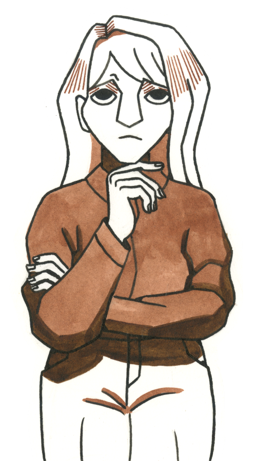 Shelley thinking Shelley thinking